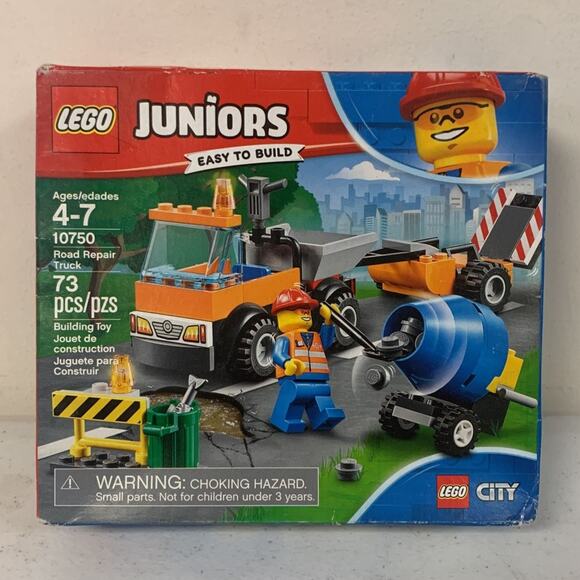 LEGO Juniors 10750 City Road Repair Truck - RETIRED - Picture 1 of 5